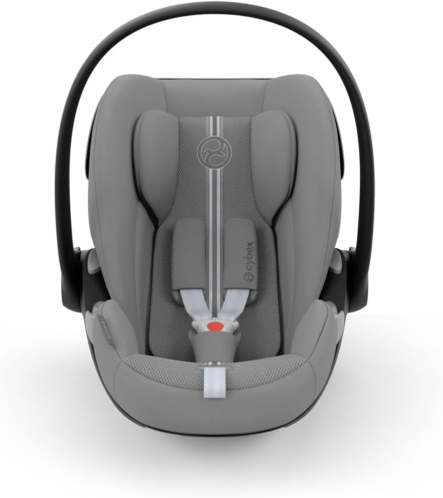 CYBEX Gold Cloud G i-Size Plus infant car seat, Incl. newborn insert, From birth to approx. 24 months, For children from 40 cm to 87 cm, Max. 13 kg, Stone Grey