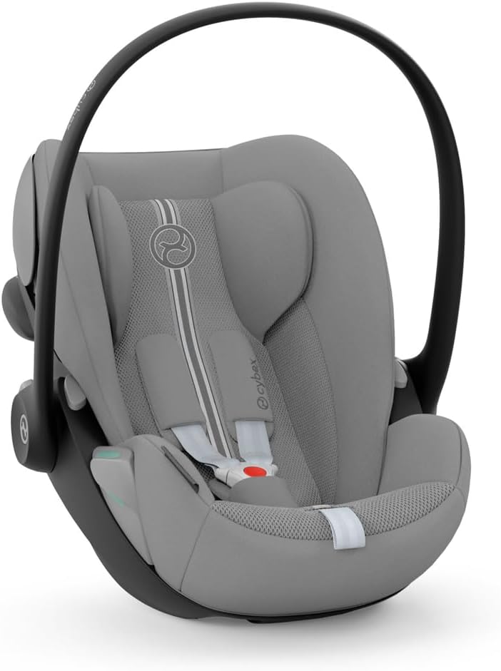 CYBEX Gold Cloud G i-Size Plus infant car seat, Incl. newborn insert, From birth to approx. 24 months, For children from 40 cm to 87 cm, Max. 13 kg, Stone Grey