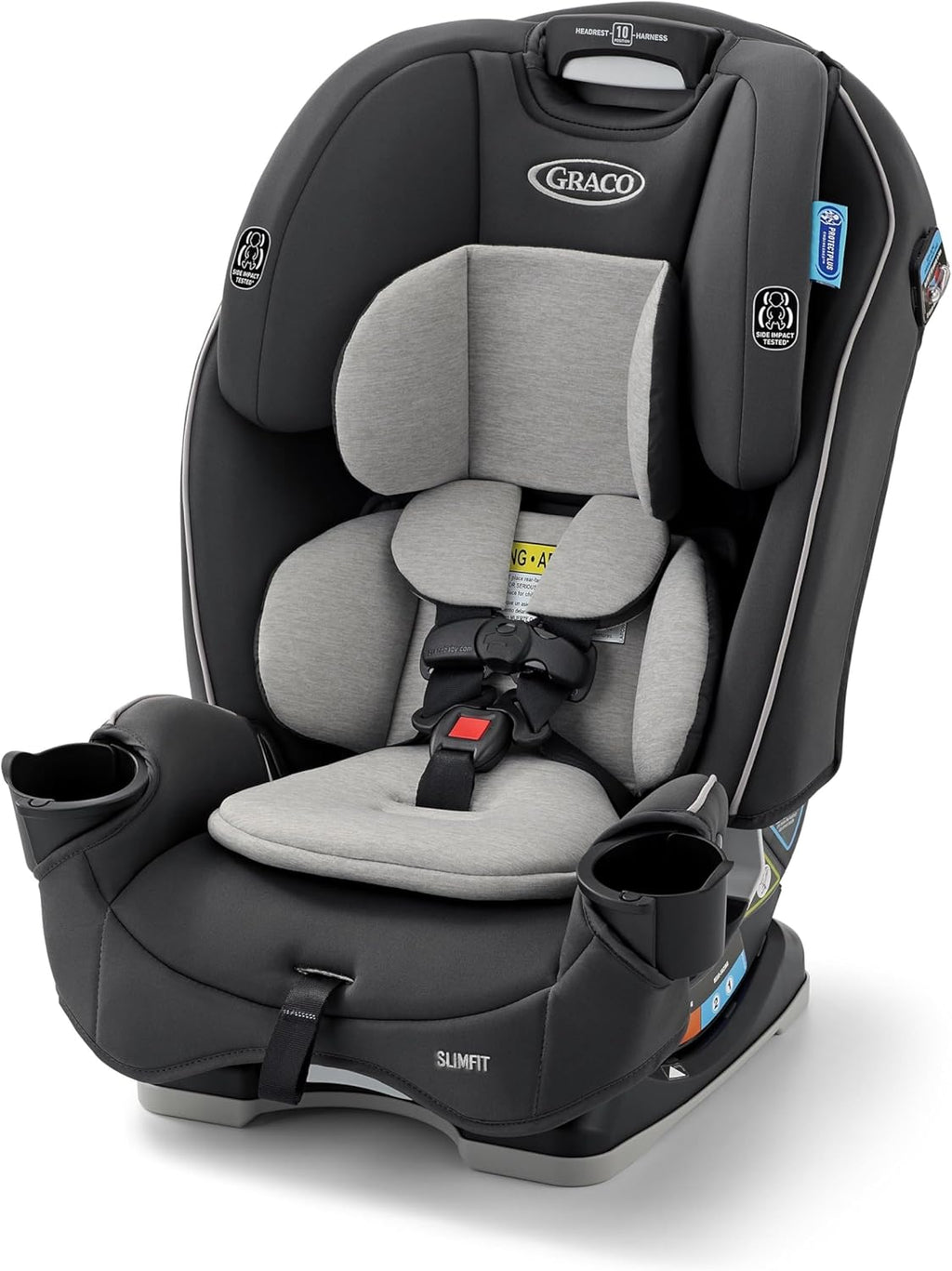 Graco Slimfit 3-in-1 Convertible Car Seat, Ultra-Space-Saving Design, Darcie 2.0, Suitable for Rear and Forward