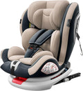 360° Rotatable Baby Car Seat with ISOFIX - Large & Adjustable, Suitable for Newborns to 7 Years Old, Multiple Protection & Comfort